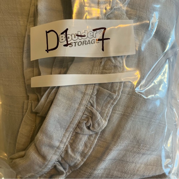 WRAP London Wool Blend Ruffled Button Down Shirt Top - Picture 15 of 15